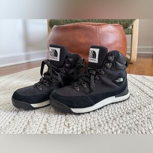 The North Face Black and White Outdoor Boots